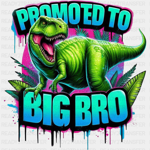 Promoted To Big Bro - Brother DTF Transfers ready2transfer