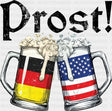 Prost Beer - Oktoberfest DTF Transfer Adult Unisex - S & M (10’’) / Dark Color Design (See Imaging)