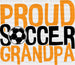 Proud Soccer Grandpa Design - Soccer DTF Heat Transfer ready2transfer Black