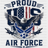Proud US Air Force - Air Force DTF Transfers