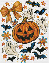 Pumpkin And Ghosts - Halloween DTF Transfer