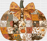 Pumpkin Art Halloween DTF Transfer
