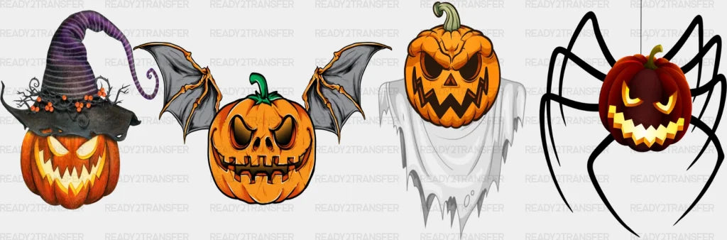 Pumpkin Bats Dtf Transfer