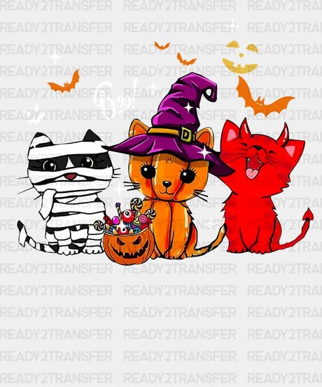 Pumpkin Cats Dtf Transfer