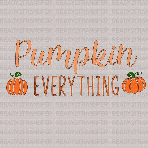 Pumpkin Everything DTF Transfer
