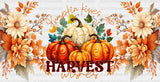 Pumpkin Kisses And Harvest - Fall Cup Wrap Uv Sticker Permanent Dtf Decal