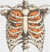 Pumpkin Ribcage - Halloween DTF Transfer ready2transfer