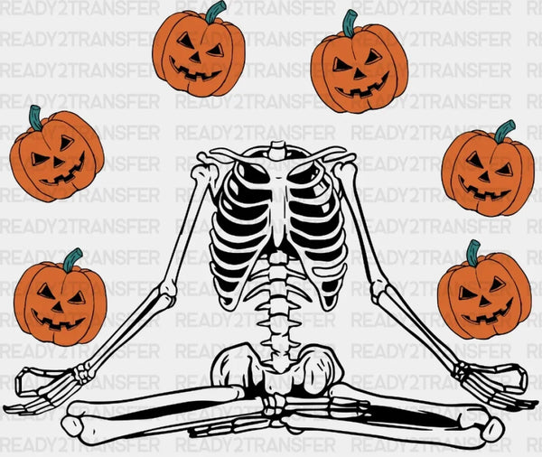 Pumpkin Skeletor DTF Transfer