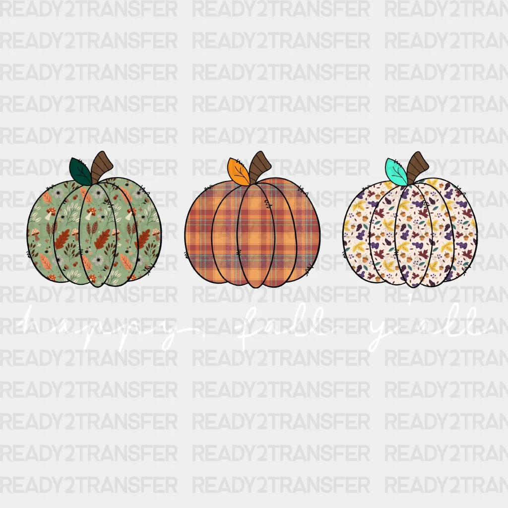 Pumpkins Happy Fall Yall Dtf Transfer