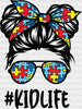 PUZZLE DESİGN KIDLIFE GIRL DTF Transfer ready2transfer White