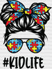 PUZZLE DESİGN KIDLIFE GIRL DTF Transfer ready2transfer Black