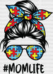PUZZLE DESİGN MOMLIFE DTF Transfer ready2transfer White
