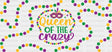 Queen Of The Crazy - Mardi Gras Cup Wrap UV Sticker Permanent UV DTF Decal ready2transfer