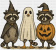 Raccoons - Halloween DTF Transfer