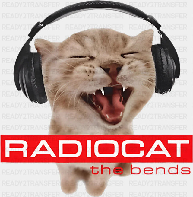 Radiocat The Bends - Cats DTF Transfer