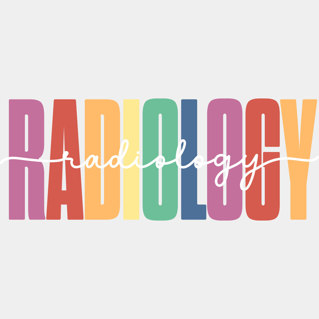 Radiology, Colorful - Radiology DTF Transfers ready2transfer Light Color Design (See Imaging)