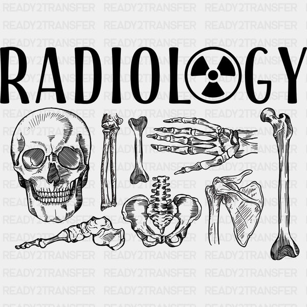 Radiology Skeleton - Radiology DTF Transfers