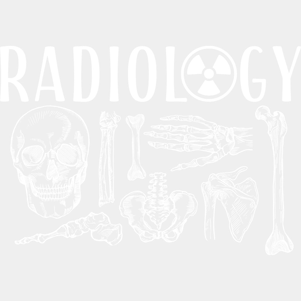 Radiology Skeleton - Radiology DTF Transfers ready2transfer Light Color Design (See Imaging)
