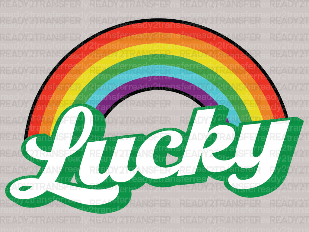 RAINBOW LUCKY DTF Transfer - ready2transfer