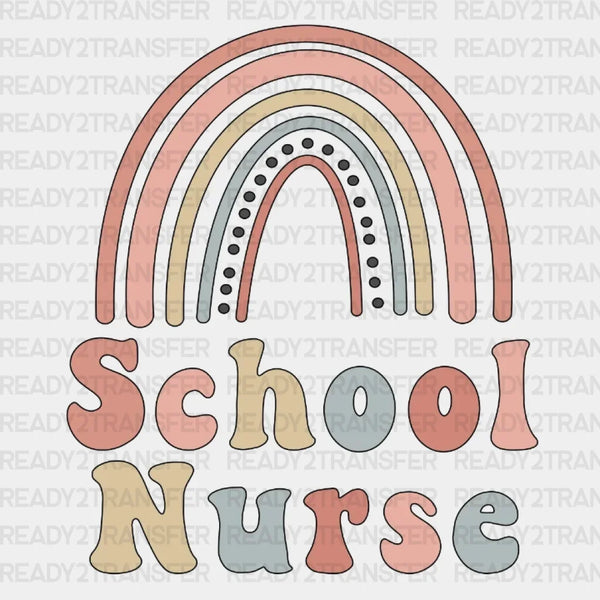 Rainbow School Nurse DTF Transfer