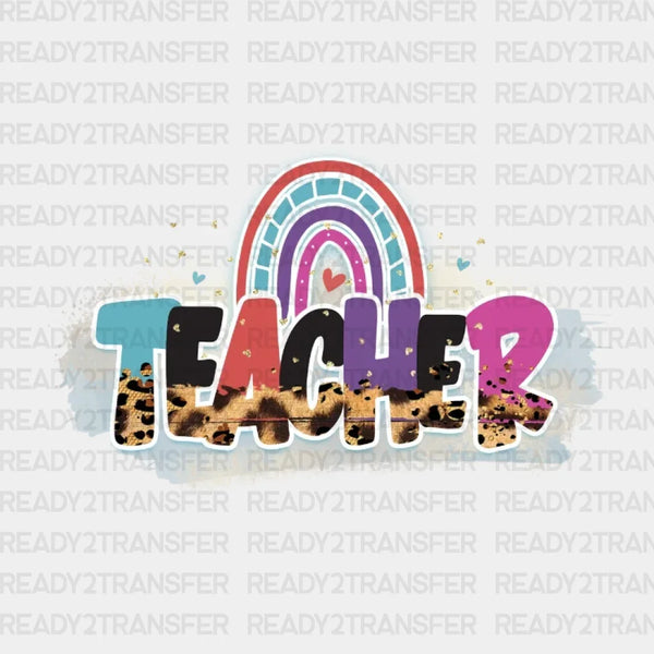 RAINBOW TEACHER DTF Transfer