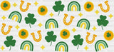 Rainbows And Coins - St Patrick Cup Wrap Uv Sticker Permanent Dtf Decal