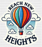 Reach New Heights - Minimal UV Sticker Permanent UV DTF Decal