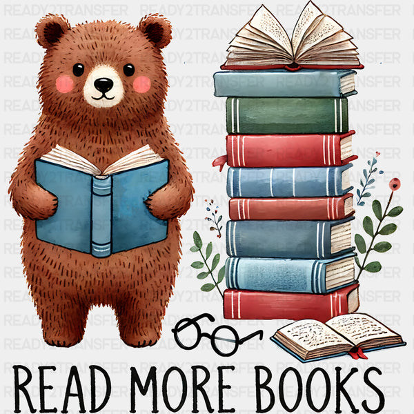 Read More Books - Reading DTF Transfers