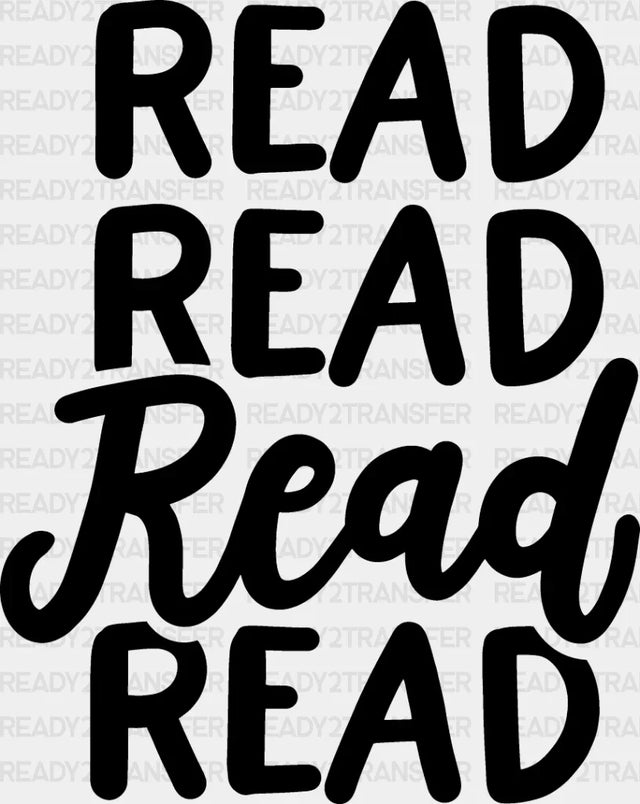 Read - Reading Dtf Heat Transfer Adult Unisex S & M (10’’) / Dark Color Design (See Imaging)