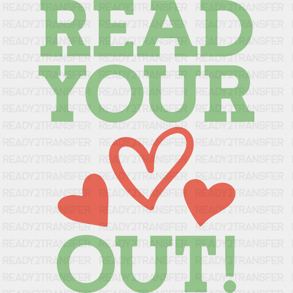 Read Your Heart Out - Librarian DTF Transfers