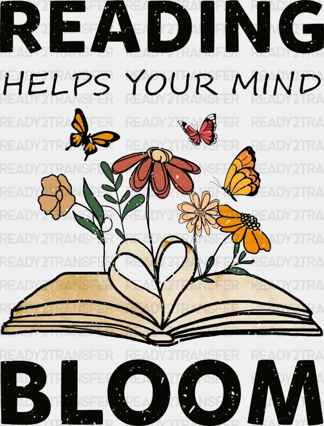 Reading Bloom Dtf Transfer