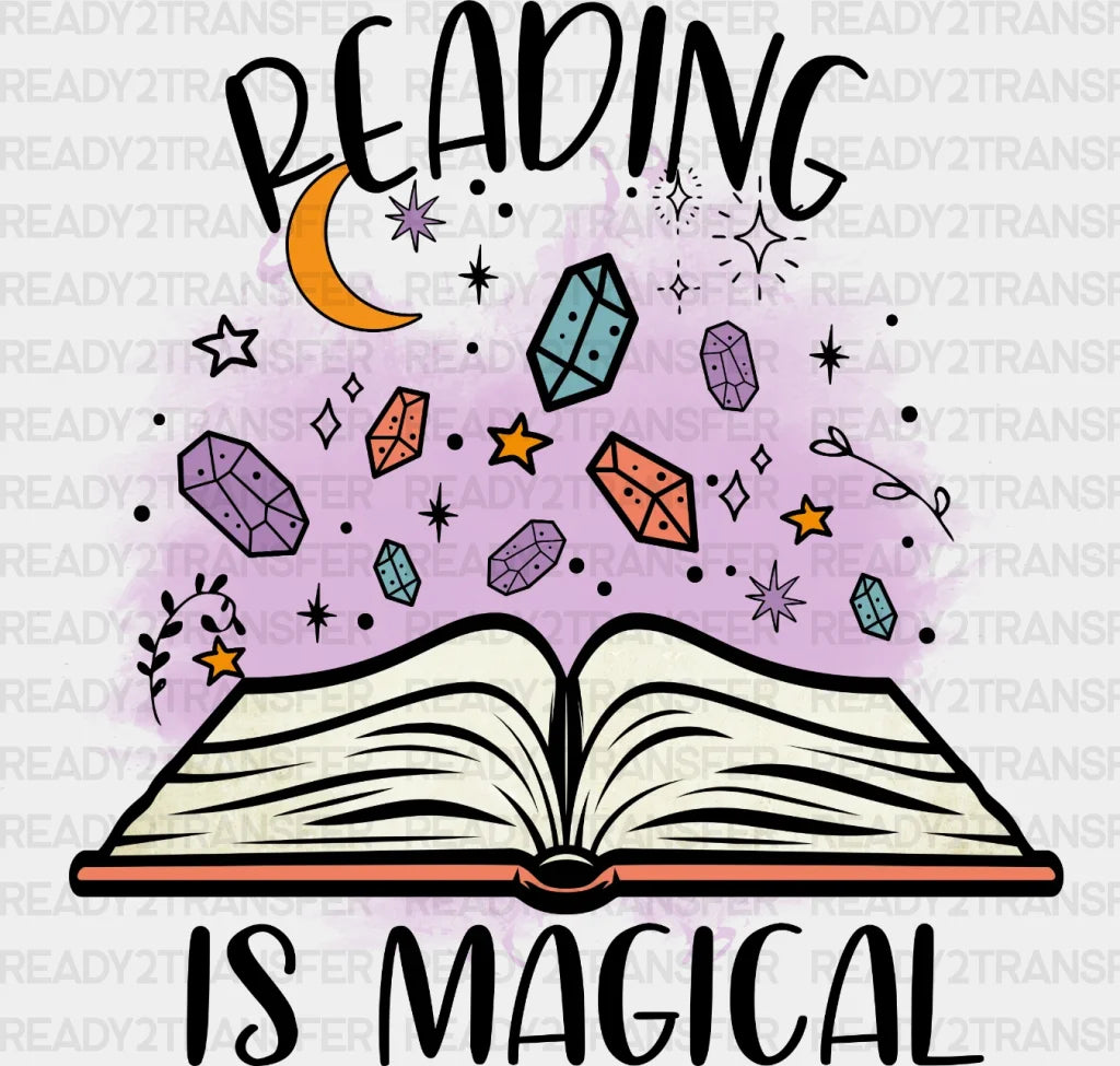 Reading Is Magical Dtf Transfer