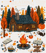 Reading Retreat - Reading DTF Transfer Adult Unisex - S & M (10’’) / Light Color Design (See Imaging)