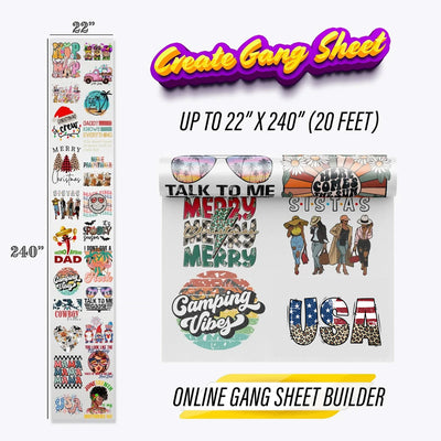 Create DTF Gang Sheet - Build Your Own DTF Gang Sheet