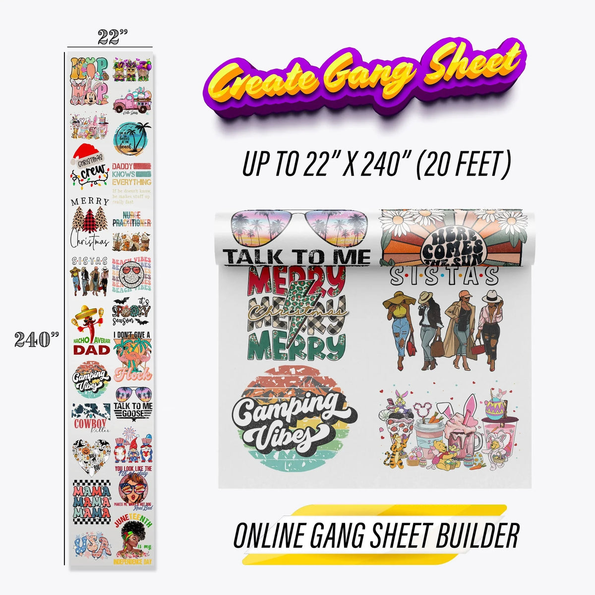 Create DTF Gang Sheet - Build Your Own DTF | Ready2Transfer