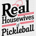 Real Housewives Of Pickleball - Pickleball DTF Heat Transfer ready2transfer Black