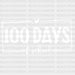 Rectangle 100 Days Of School DTF Transfer ready2transfer White