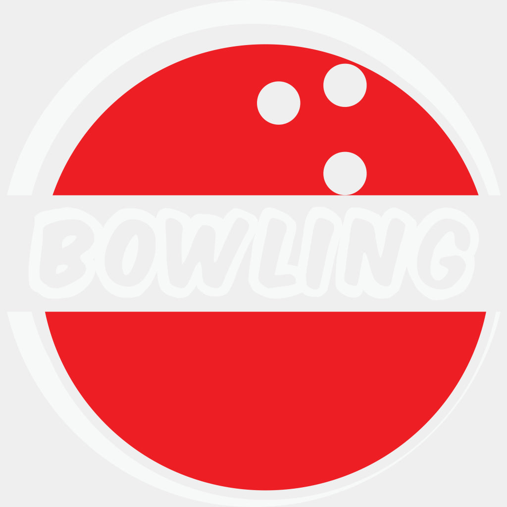 Red Ball Bowling - Bowling DTF Transfers ready2transfer Light Color Design (See Imaging)