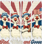 Red White And Goose US Flag - 4th Of July DTF Transfer