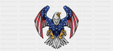 Red White Blue Eagle - 4th Of July Cup Wrap UV Sticker Permanent UV DTF Decal