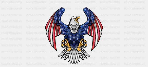 Red White Blue Eagle - 4th Of July Cup Wrap UV Sticker Permanent UV DTF Decal