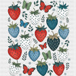 Red White & Blue Strawberries - 4th Of July DTF Transfer ready2transfer