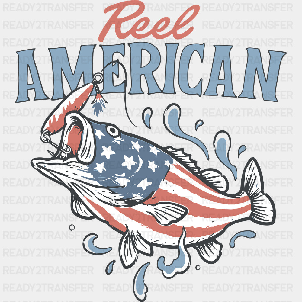 Reel American - Fishing DTF Transfers