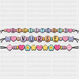 Registered Nurse Bracelet - Registered Nurse DTF Transfers ready2transfer Dark Color Design (See Imaging)