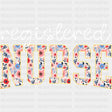 Registered Nurse Colorful Flowers - Registered Nurse DTF Transfers ready2transfer