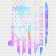 Registered Nurse, Colorful USA Flag - Registered Nurse DTF Transfers ready2transfer