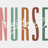 Registered Nurse Design - Registered Nurse DTF Transfers ready2transfer Light Color Design (See Imaging)