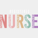 Registered Nurse, Leopard Print - Registered Nurse DTF Transfers ready2transfer Light Color Design (See Imaging)