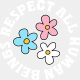 Respect All Human Beings - Transgender DTF Transfers ready2transfer Light Color Design (See Imaging)
