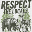 Respect The Locals - Hiking DTF Transfers
